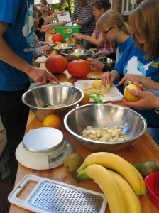 ...gemeinsam schnippeln und klönen...