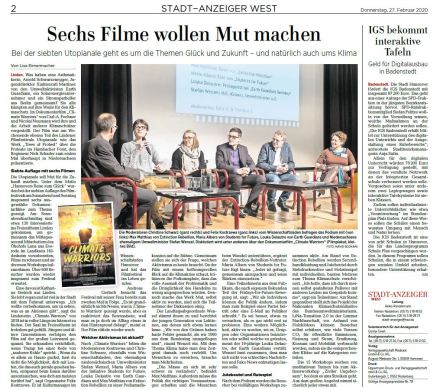 Artikel Stadtanzeiger